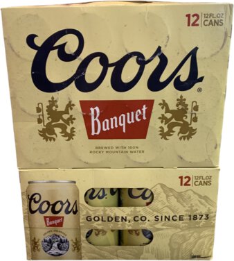 Coors Banquet 2/12 Cans