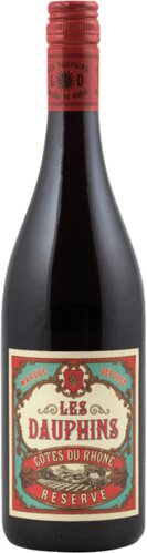 Les Dauphins Cotes Du Rhone Red 375ML
