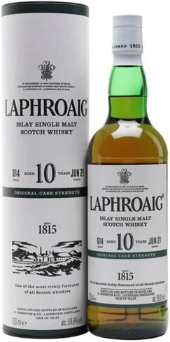 Laphroaig 10 Year Cask Strength 014 117.2Proof