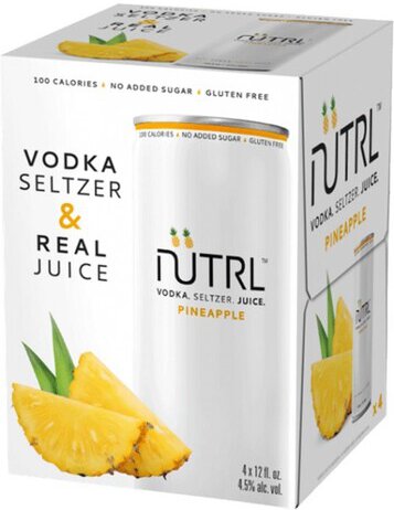 Nutrl Pineapple Vodka Seltzer RTD