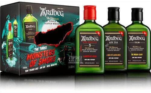 Ardbeg The Three Monsters of Smoke Single Malt Scotch Whisky, Islay, Scotland