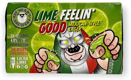 Fat Head's Lime Feelin Good Mexican Lager 12oz Cans