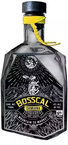 Bosscal Mezcal Artesanal Cenizo Damiana Joven