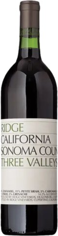Ridge Three Valleys Sonoma County Red Blend