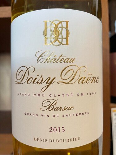 Chateau Doisy Daene Sauternes Rated 92 By Wine Spectator