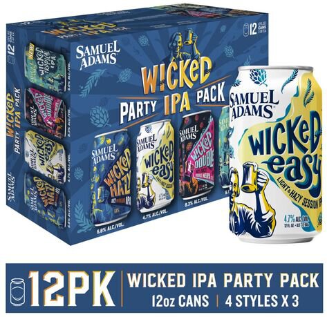 Samuel Adams Wicked Party IPA Variety