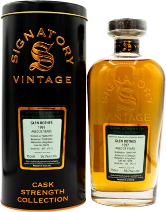 Signatory Glen Rothes Years Single Malt Scotch Whisky Cask Strength