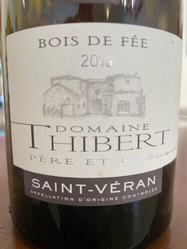 Domaine Thibert Saint Veran Bois De Fee