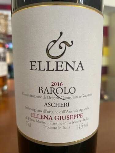 Ellena Giuseppe Ascheri Barolo Riserva