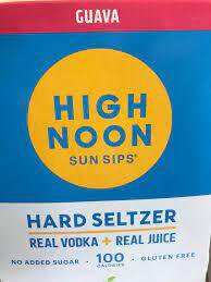 High Noon Guava Vodka Seltzer