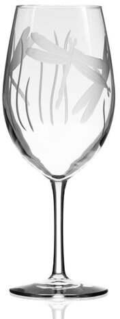 ROLF DRAGONFLY WINE GLASS 18OZ