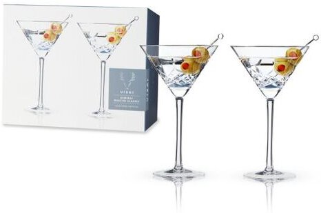 MARTINI ADMIRAL CRYSTAL STEMMED 2PK