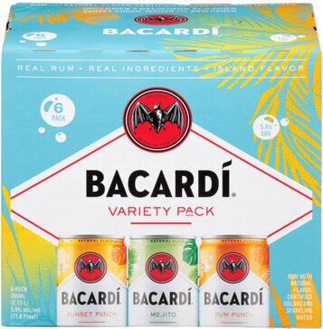 Bacardi Cocktails Variety (6-Pack) Cans