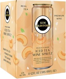 Kim Crawford Peach Flavor Iced Tea Wine Spritz