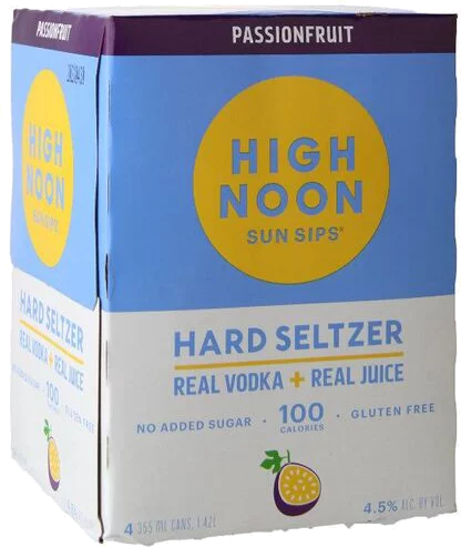 High Noon Passionfruit Vodka & Soda
