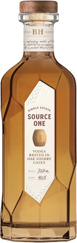 Source One Single Estate Vodka Rested In Oak Sherry Casks Bottle
