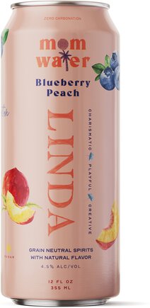 Mom Water Blueberry Peach 4cn
