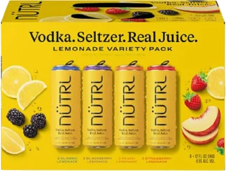 Nutrl Vodka Seltzer Lemonade Variety Pack