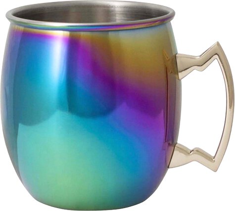 Houdini Hammered Moscow Mule Rainbow Mug