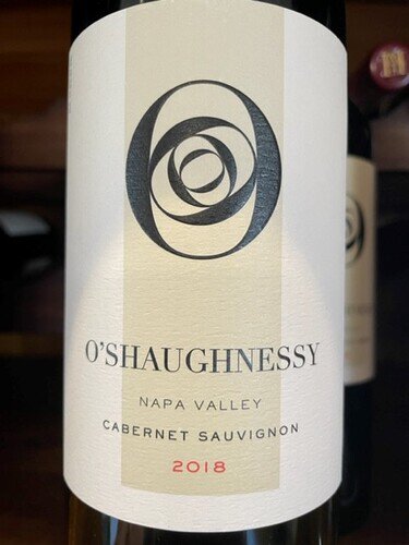 O'shaughnessy Cabernet Napa Valley