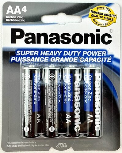 Panasonic Alkaline Batteries AA 4Pk