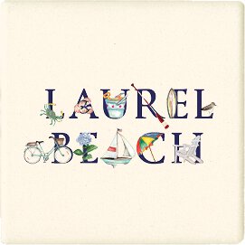 BEACH LAUREL COASTER