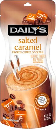 Dailys Salted Caramel Frozen Coffee Cocktail Freezable Pouches