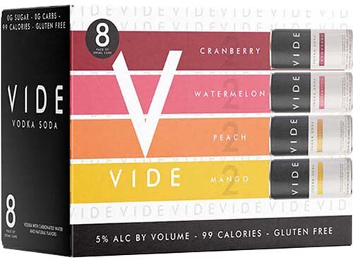 Vide Vodka Soda Cocktail Variety Zero Sugar