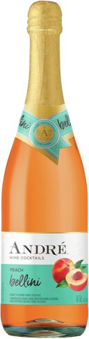 Andre Peach Bellini Sparkling Wine Cocktail
