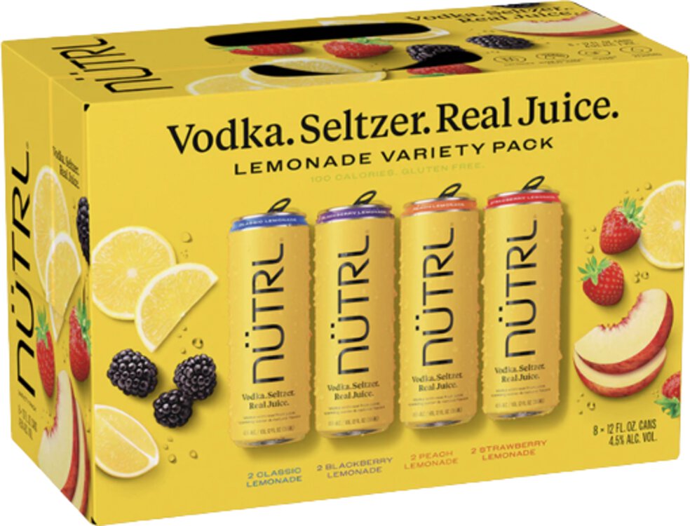 Nurtl Lemonade 8 Can Variety Pack 355ML - Valley Wine and Liquor