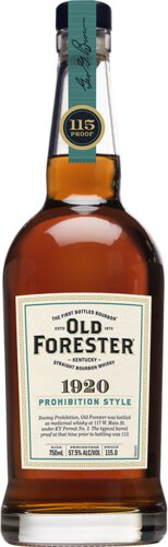 Old Forester Whiskey Row Series: 1920 Prohibition Style Kentucky Straight Bourbon Whisky