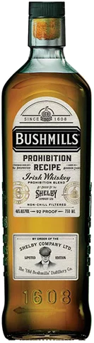 Bushmills Prohibition Recipe Irish Whiskey