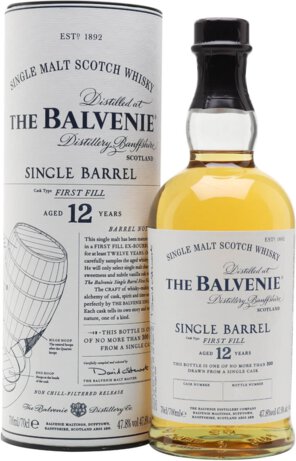 The Balvenie 12 Year Old Single Barrel First Fill Scotch Whisky