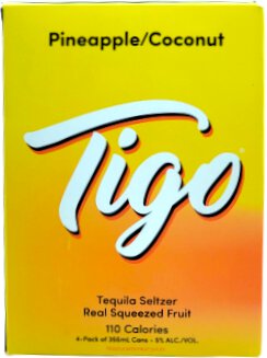 Tigo Tequila Seltzer Pineapplecoconut