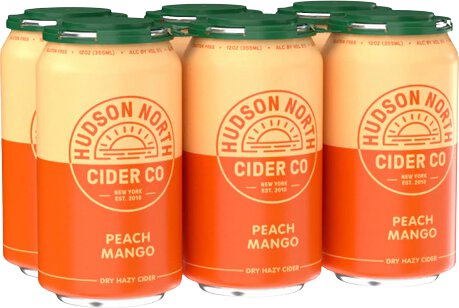 Hudson North Peach Mango Dry Hazy Cider