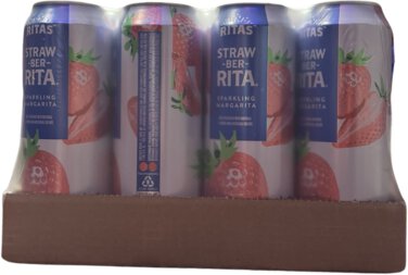 Straw-Ber-Rita 12/25oz Can