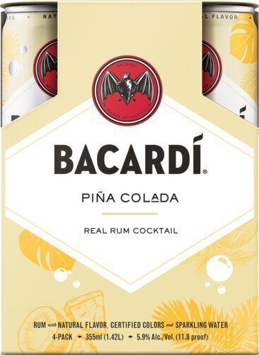 Bacardi Pina Colada (4-Pack) Cans