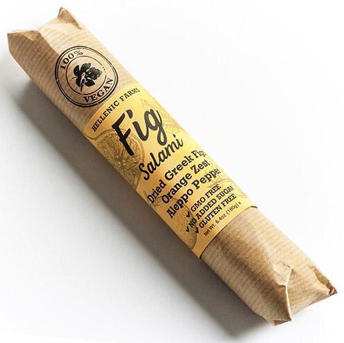 Hellenic Farms Fig Salami With Orange Zest And Pepper