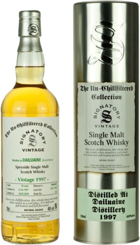 Signatory Dailuaine Unchill Scotch