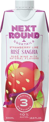Next Round Cocktails Strawberry Rose Sangria Ready To Drink Cocktail