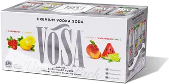 Vosa Vodka Soda Variety 8pk Cans Discontinued