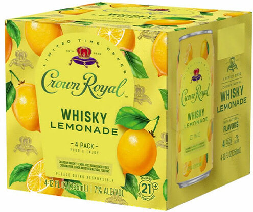 Crown Royal Whisky Lemondade Cocktail