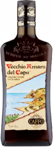 Distilleria Caffo Del Capo Amaro With Two Shot Glasses