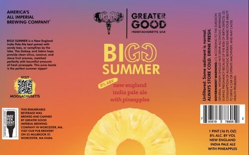 Greater Good Imperial Brewing Company Great Pumpkin