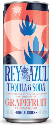 Rey Azul Tequila & Soda Lime & Hint Of Sea Sa