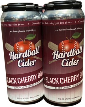 Hardball Black Cherry Bomb 4PK Cans