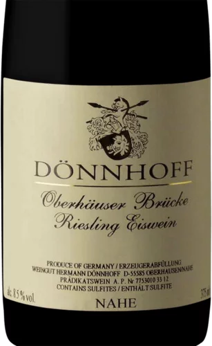 Donnhoff Oberhauser Brucke Riesling Eiswein