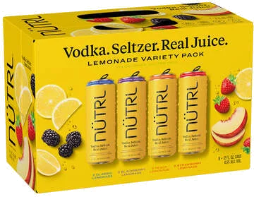 Nutrl Vodka Seltzer Lemonade Variety