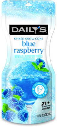 Daily's Frozen Blue Raspberry Spiked Snow Cone Pouch