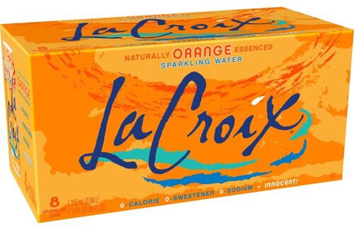 La Croix Orange Sparling Water 8pkcan